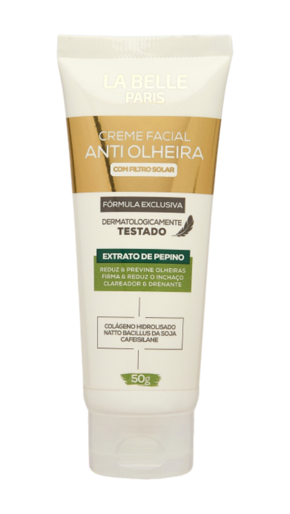 Creme Facial Anti Olheira com Extrato de Pepino La Belle Paris